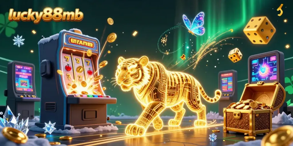 Bet on exciting games and jackpots with lucky88mb at this vibrant digital casino scene.