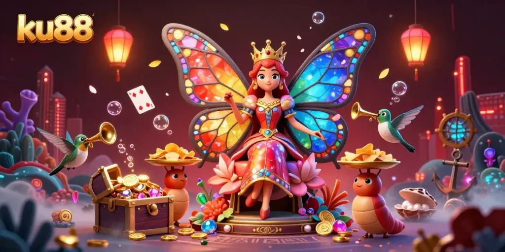 Experience thrilling moments at ku88 with colorful characters and dynamic gambling elements.