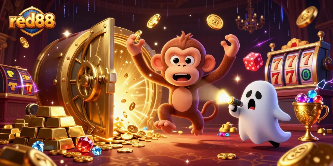 Engage with red88's haunted casino world as mischievous spirits juggle riches and rewards.