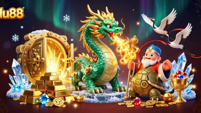Experience thrilling wins at du88 with the energy of a jade dragon and lucky symbols