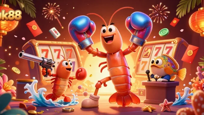 Engage with the exciting world of uk88 casino games through vibrant 3D illustration.